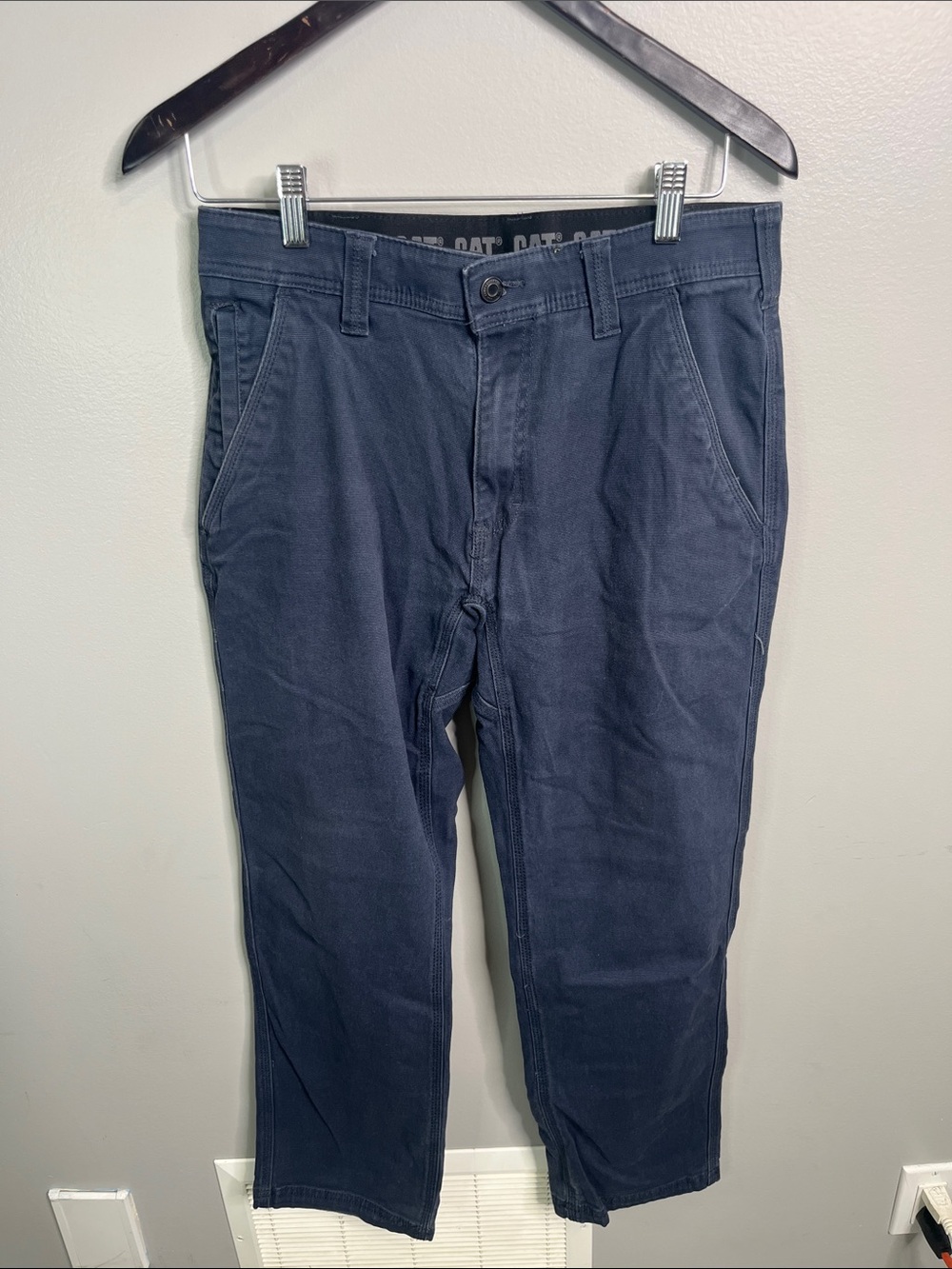Caterpillar CAT Navy Work Pants 30x29